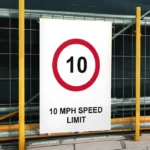 10 mph Speed Limit Sign