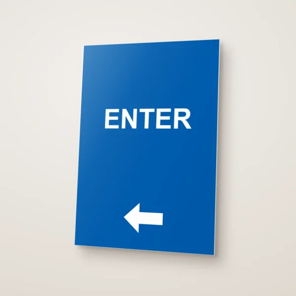 Enter Left Arrow Sign