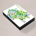 A2 Dibond Signs: Printed Dibond signs stacked
