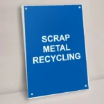 Scrap Metal Recycling Sign