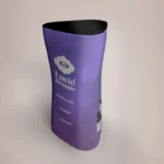 Triangle Promotional Counter: Triangular stretch fabric promotional counter, printed
